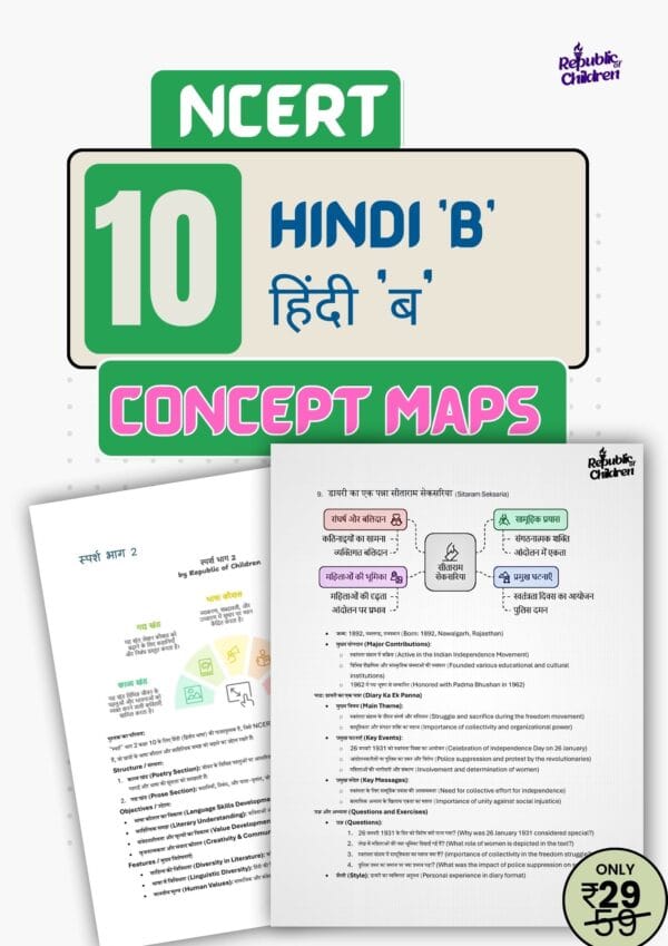 Mind Map Class 10 Hindi B